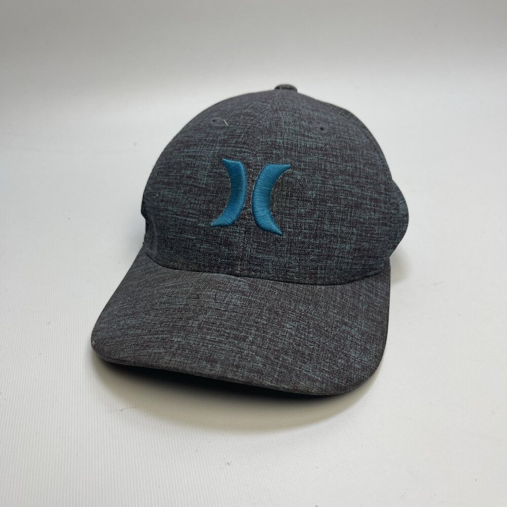 Hurley Hat Cap Fitted Mens S-M Blue Phantom Flexfit Nike Dri-FIT Summer Surf